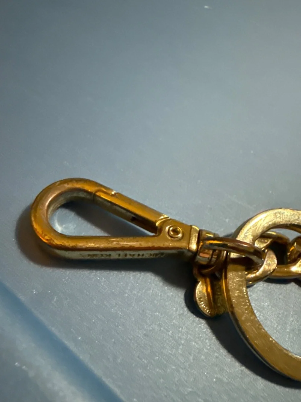 Michael Kors key chain pompom